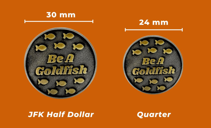 Goldfish Magnetic Golf Ball Marker (30mm diameter)