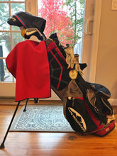 Load image into Gallery viewer, Red Microfiber Waffle Golf Towel | Full Metal Markers