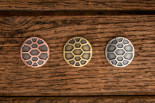 Load image into Gallery viewer, Turtle Shell Trio Magnetic Golf Ball Markers Set | Full Metal Markers
