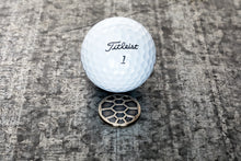 Load image into Gallery viewer, Turtle Shell Magnetic Golf Ball Marker | Nickel | Full Metal Markers