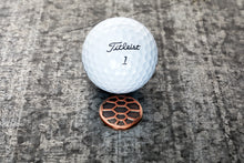 Load image into Gallery viewer, Turtle Shell Magnetic Golf Ball Marker | Copper | Full Metal Markers