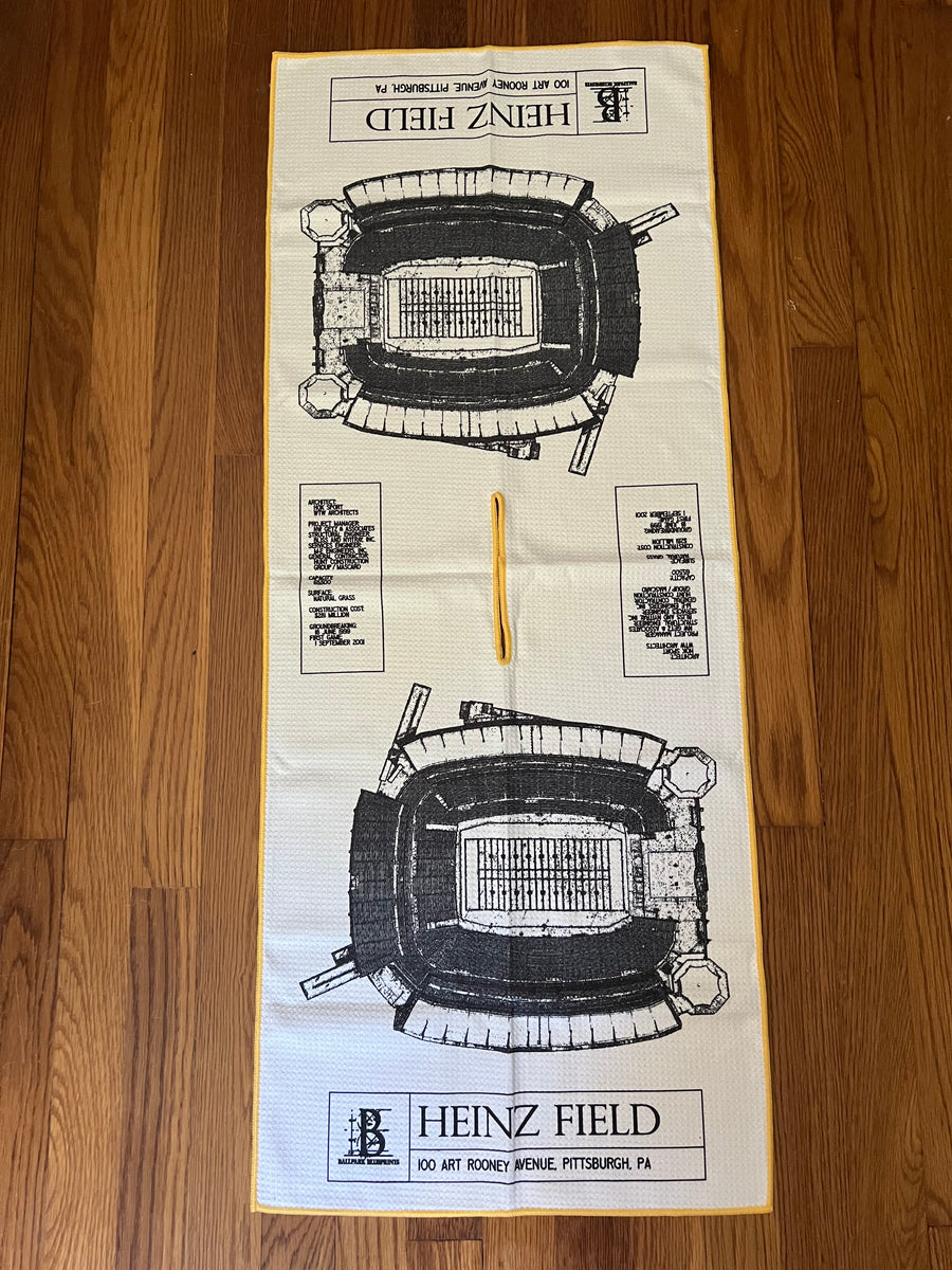 Heinz Field Stadium Golf Towel - Pittsburgh Steelers NFL – Full Metal  Markers