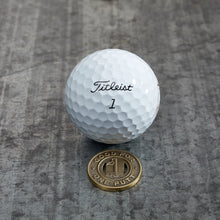 Load image into Gallery viewer, Subway Token Magnetic Golf Ball Marker | Brass | Full Metal Markers