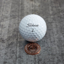 Load image into Gallery viewer, Subway Token Magnetic Golf Ball Marker | Copper | Full Metal Markers