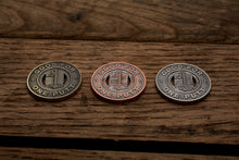 Load image into Gallery viewer, Subway Token Trio Magnetic Golf Ball Markers Set | Full Metal Markers