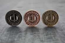 Load image into Gallery viewer, Subway Token Trio Magnetic Golf Ball Markers Set | Full Metal Markers