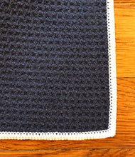 Load image into Gallery viewer, Navy Blue Microfiber Waffle Golf Towel | Full Metal Markers