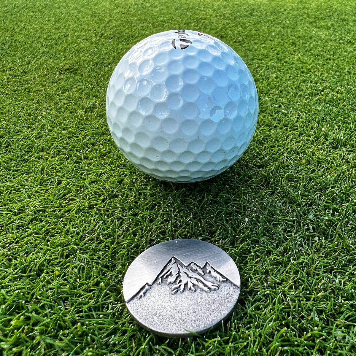 The Summit Golf Ball Marker Full Metal Markers