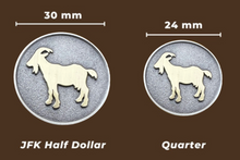 Load image into Gallery viewer, The GOAT Golf Ball Marker (30mm diameter)