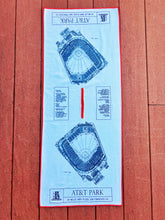 Load image into Gallery viewer, AT&amp;T Park Stadium Golf Towel