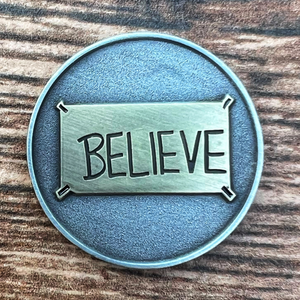 Believe Magnetic Golf Ball Marker