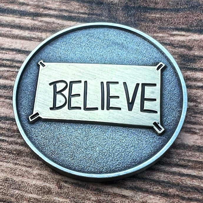 Believe Magnetic Golf Ball Marker