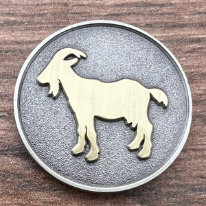 The GOAT Golf Ball Marker (30mm diameter)