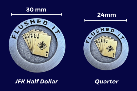 Poker Chip Golf Ball Marker (30mm diameter)