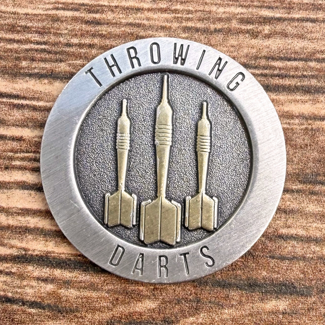 Throwing Darts Golf Ball Marker