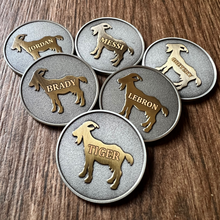 Load image into Gallery viewer, Who&#39;s Your GOAT? (30mm ball marker)