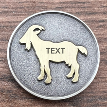 Load image into Gallery viewer, Who&#39;s Your GOAT? (30mm ball marker)