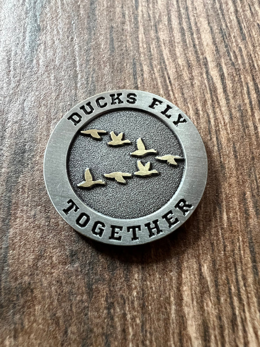 Ducks Fly Together Golf Ball Marker