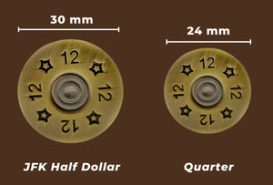 12 Gauge Shotgun Shell Magnetic Golf Ball Marker (30mm diameter)
