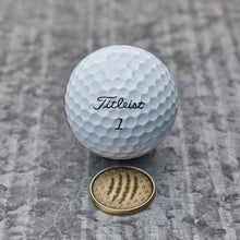 Load image into Gallery viewer, Scratch Magnetic Golf Ball Marker | Brass | Full Metal Markers
