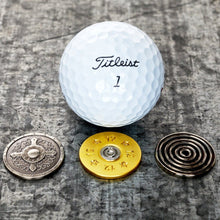 Load image into Gallery viewer, Gentleman&#39;s Trio Magnetic Golf Ball Markers Set | Full Metal Markers