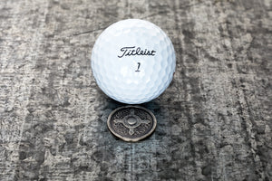 Viking Shield Magnetic Golf Ball Marker | Full Metal Markers