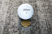 Load image into Gallery viewer, Turtle Shell Magnetic Golf Ball Marker | Brass | Full Metal Markers