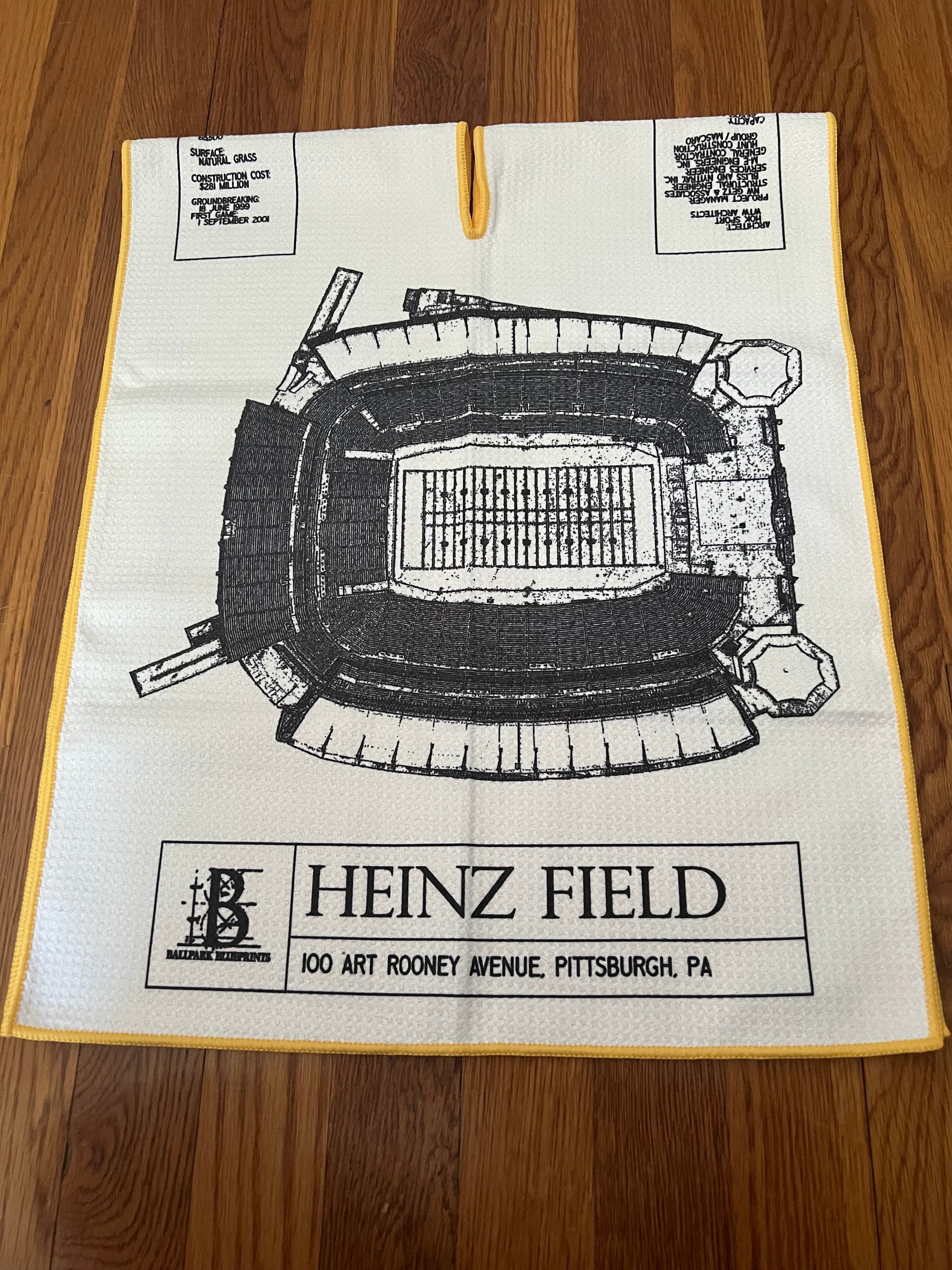 Pittsburgh Embroidered Golf Towel