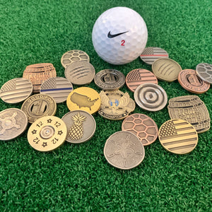 Mix and Match - Any 3 Golf Ball Markers