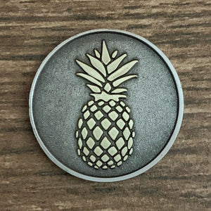 Pineapple Magnetic Golf Ball Marker | Full Metal Markers