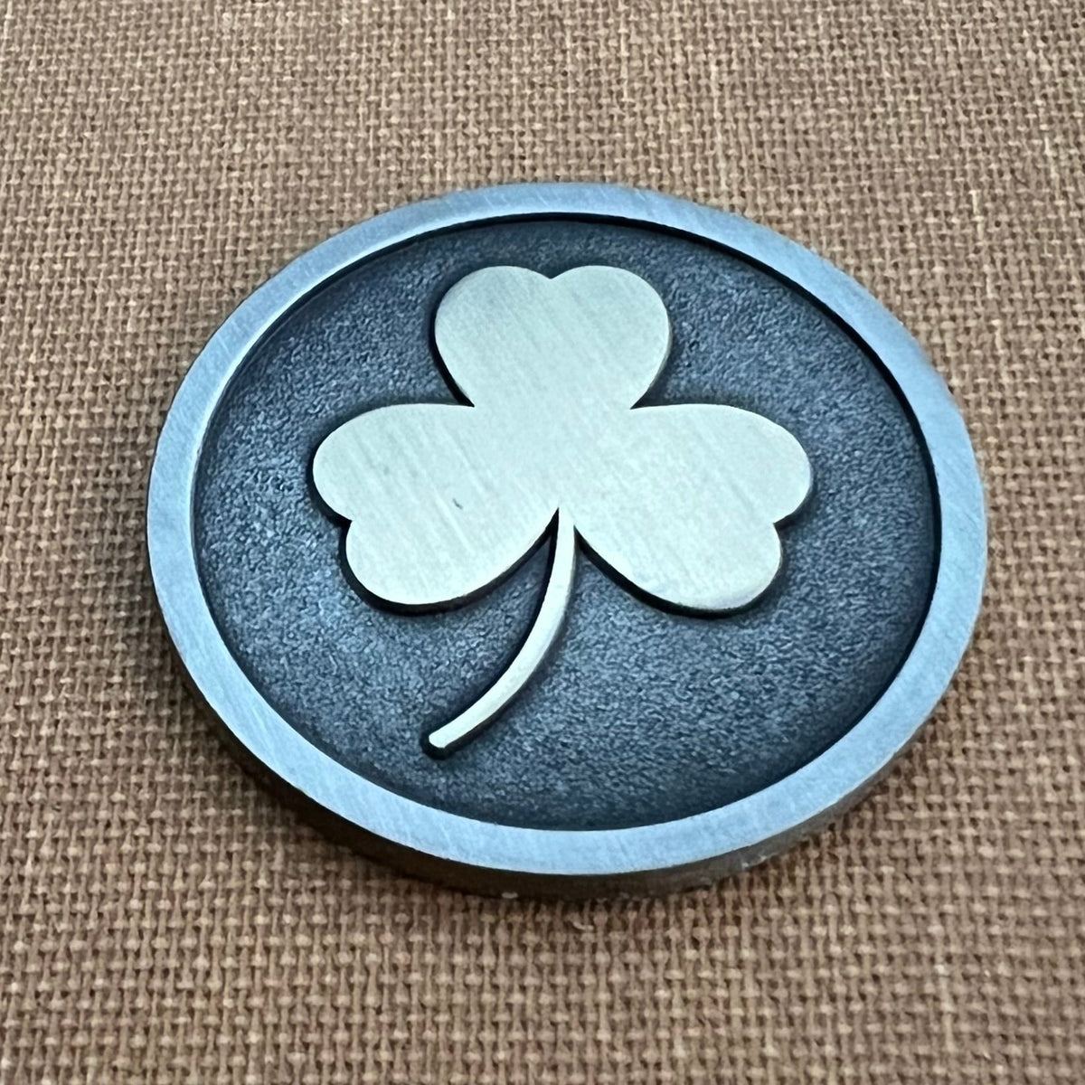Shamrock Golf Ball Marker Full Metal Markers