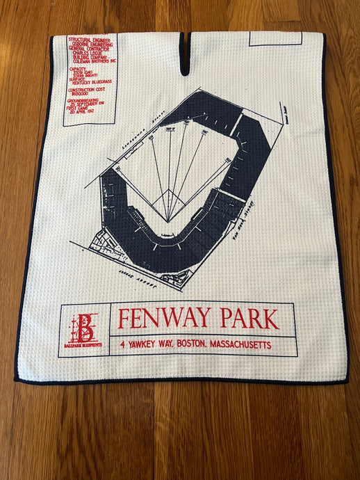 Fenway Park Stadium Golf Towel