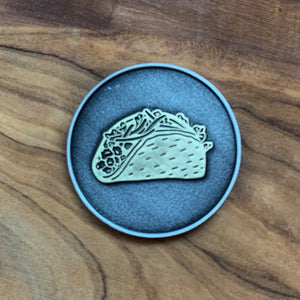 Taco Magnetic Golf Ball Marker | Full Metal Markers